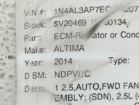 2014-2014 Nissan Altima Spare Donut Tire Wheel Rim Oem