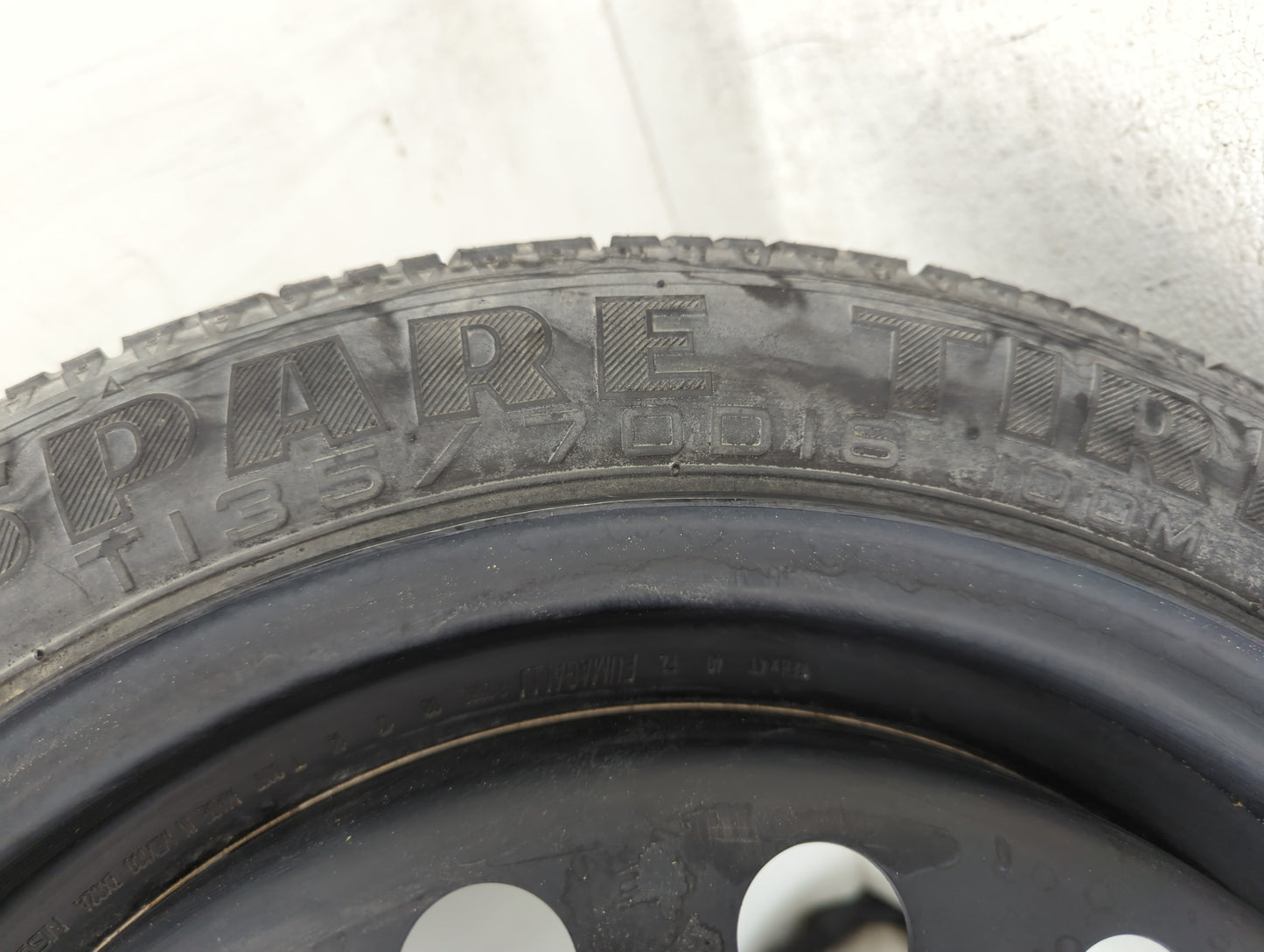 2014-2014 Nissan Altima Spare Donut Tire Wheel Rim Oem