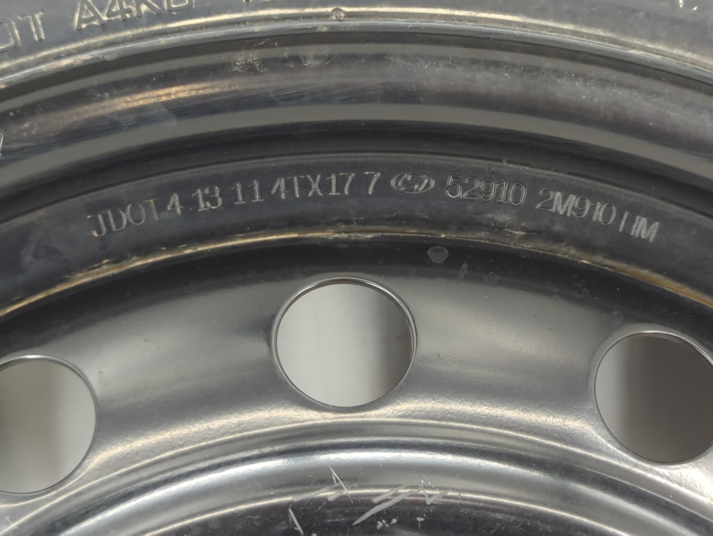 2009-2016 Hyundai Genesis Spare Donut Tire Wheel Rim Oem