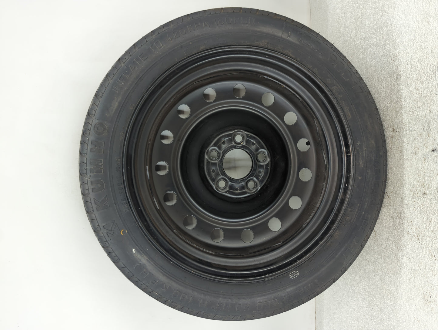 2009-2016 Hyundai Genesis Spare Donut Tire Wheel Rim Oem