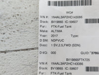 2002-2022 Nissan Altima Spare Donut Tire Wheel Rim Oem