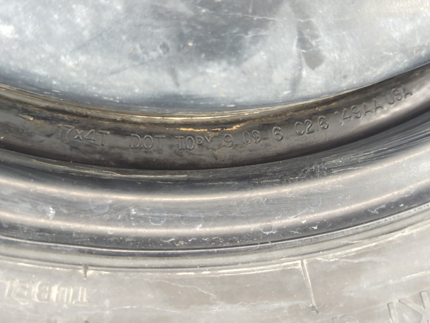 2009-2020 Dodge Journey Spare Donut Tire Wheel Rim Oem