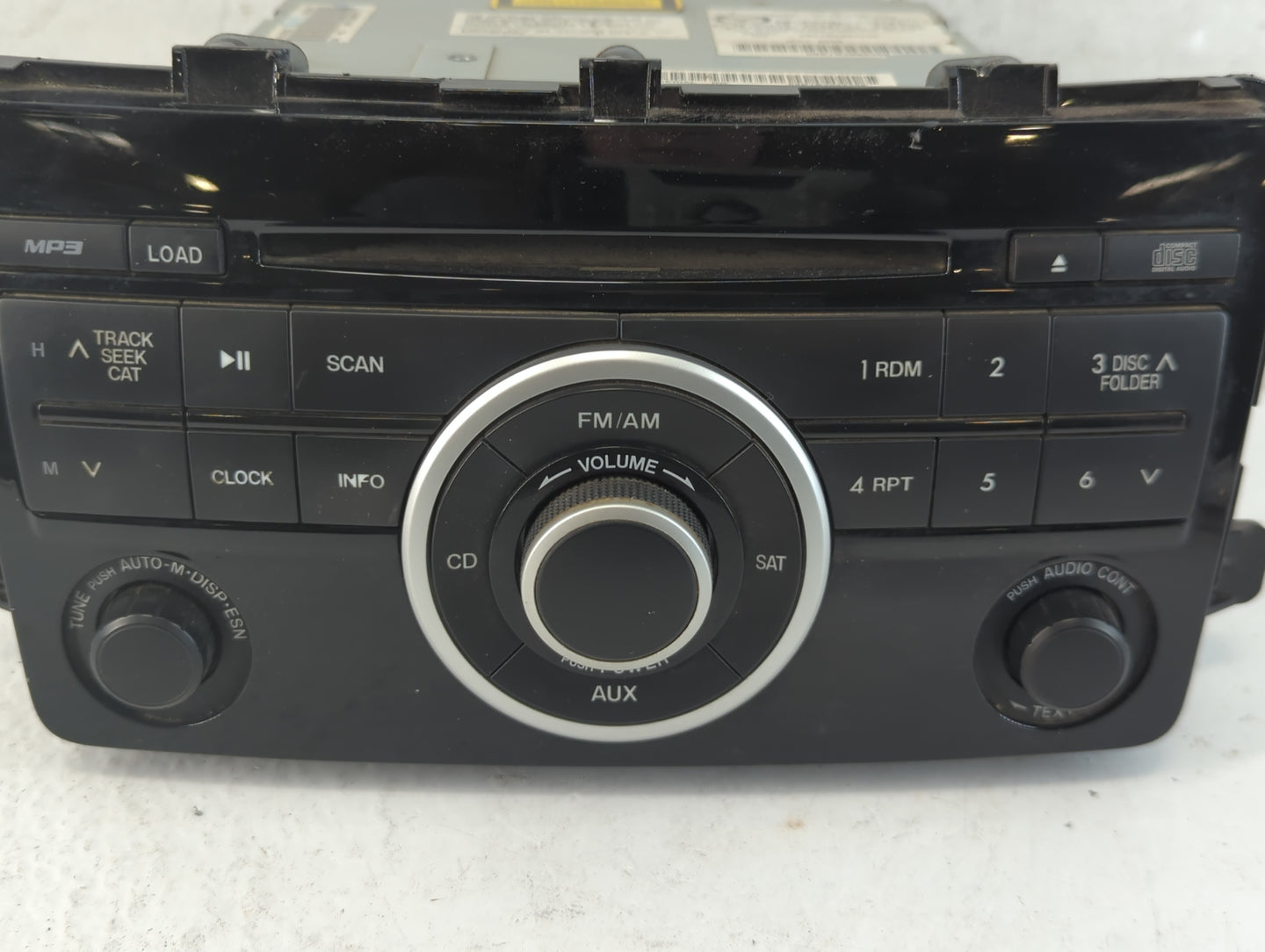 2009-2010 Mazda Cx-9 Radio AM FM Cd Player Receiver Replacement P/N:TE91 66 AR0B 14795565 Fits Fits 2009 2010 OEM Used Auto Parts - Oemusedautoparts1.com