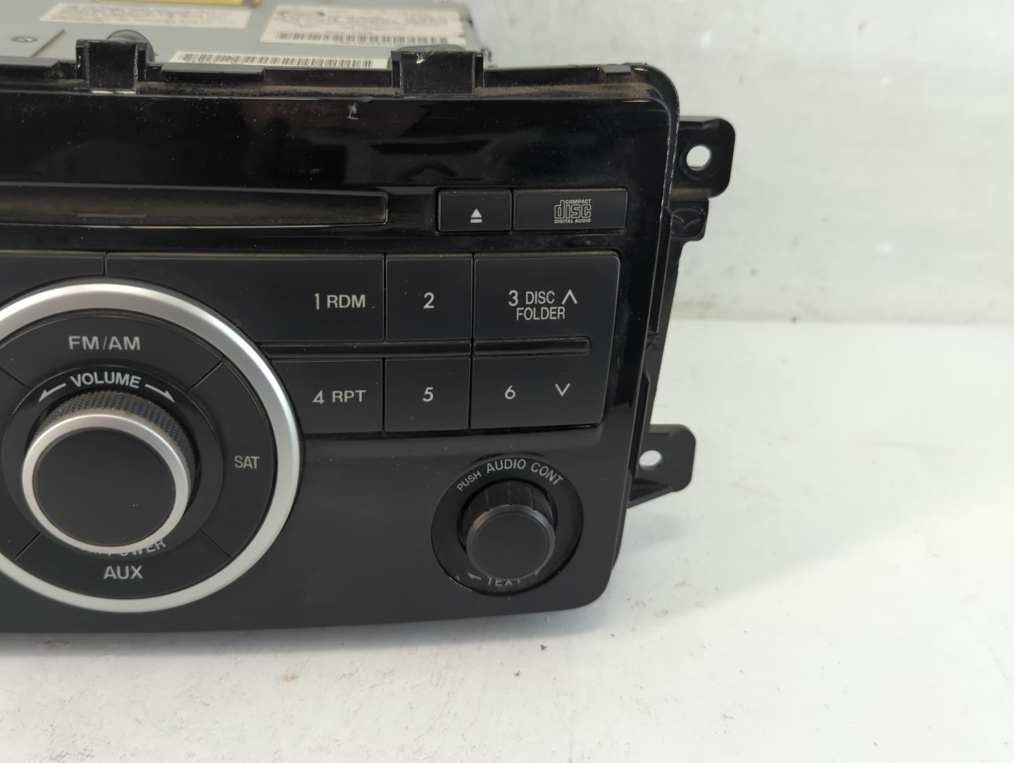 2009-2010 Mazda Cx-9 Radio AM FM Cd Player Receiver Replacement P/N:TE91 66 AR0B 14795565 Fits Fits 2009 2010 OEM Used Auto Parts - Oemusedautoparts1.com
