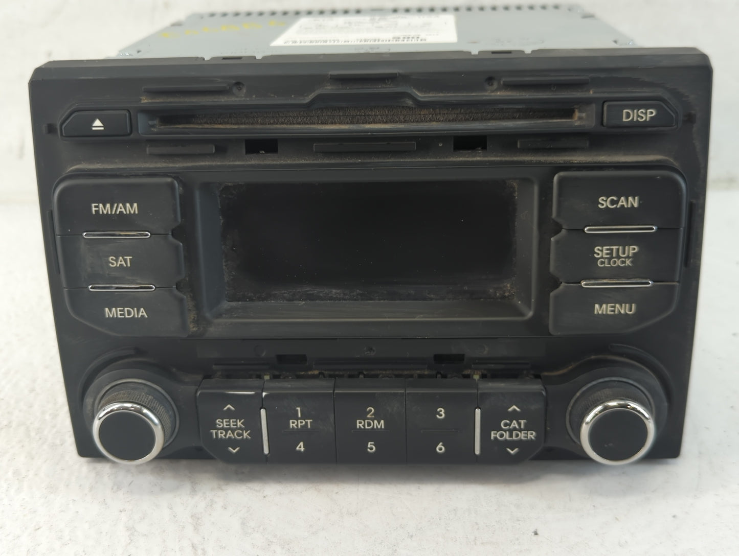 2012-2015 Kia Rio Radio AM FM Cd Player Receiver Replacement P/N:96170-1W900CA Fits Fits 2012 2013 2014 2015 OEM Used Auto Parts - Oemusedautoparts1.com