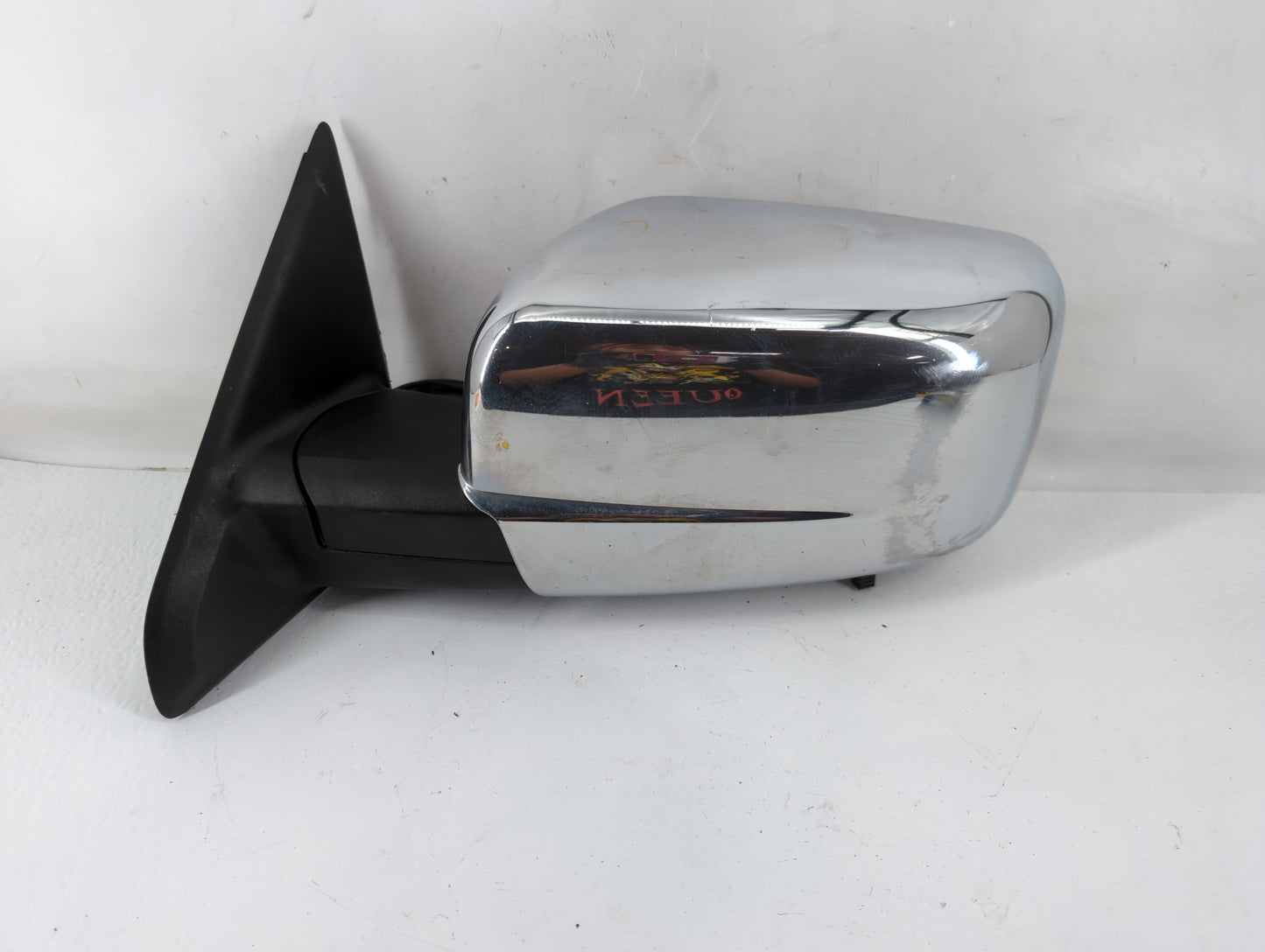 2002 Dodge Ram 2500 Driver Left Side View Manual Door Mirror Chrome