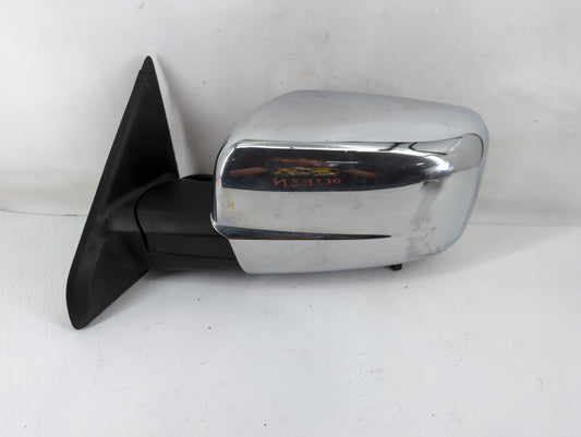 2002 Dodge Ram 2500 Driver Left Side View Manual Door Mirror Chrome