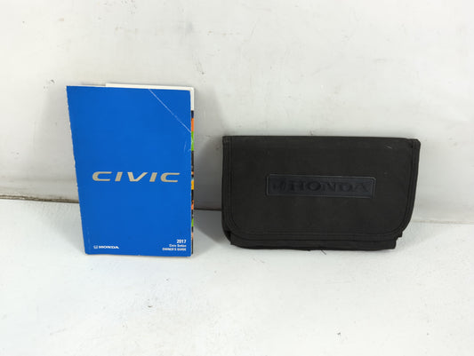 2017 Honda Civic Owners Manual Book Guide P/N:31TBAG11 00X31-TBA-G110 OEM Used Auto Parts