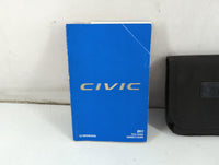 2017 Honda Civic Owners Manual Book Guide P/N:31TBAG11 00X31-TBA-G110 OEM Used Auto Parts