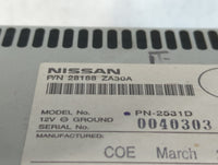 2005 Nissan Maxima Radio AM FM Cd Player Receiver Replacement P/N:28188 ZA30A Fits OEM Used Auto Parts - Oemusedautoparts1.com