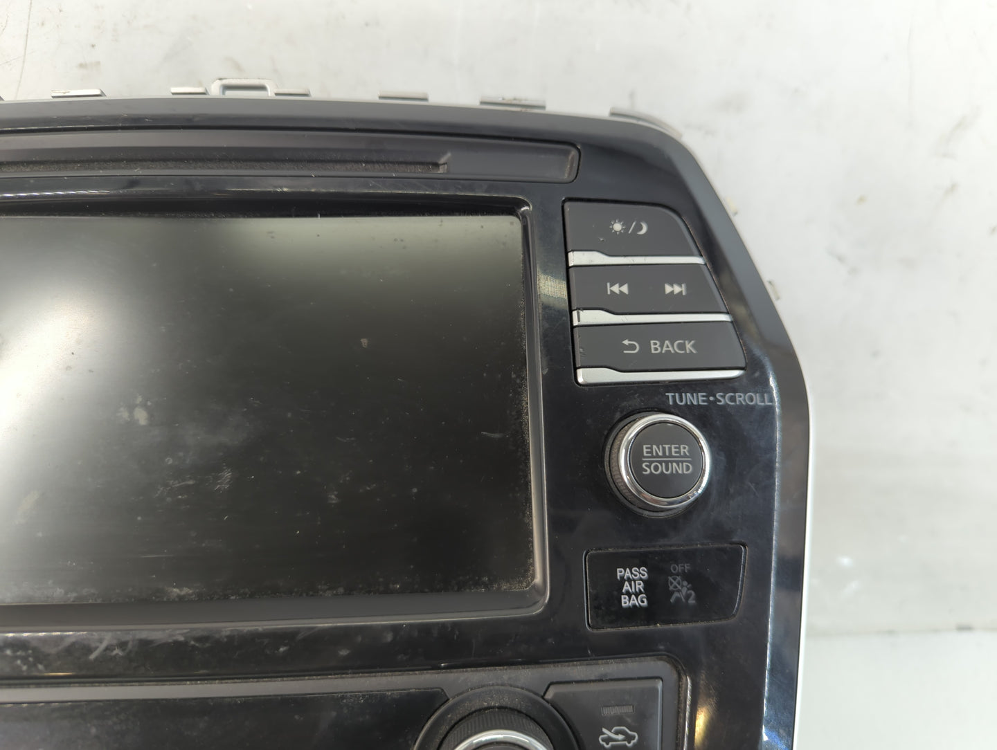 2019 Nissan Maxima Radio AM FM Cd Player Receiver Replacement P/N:259159DJ0B Fits OEM Used Auto Parts - Oemusedautoparts1.com