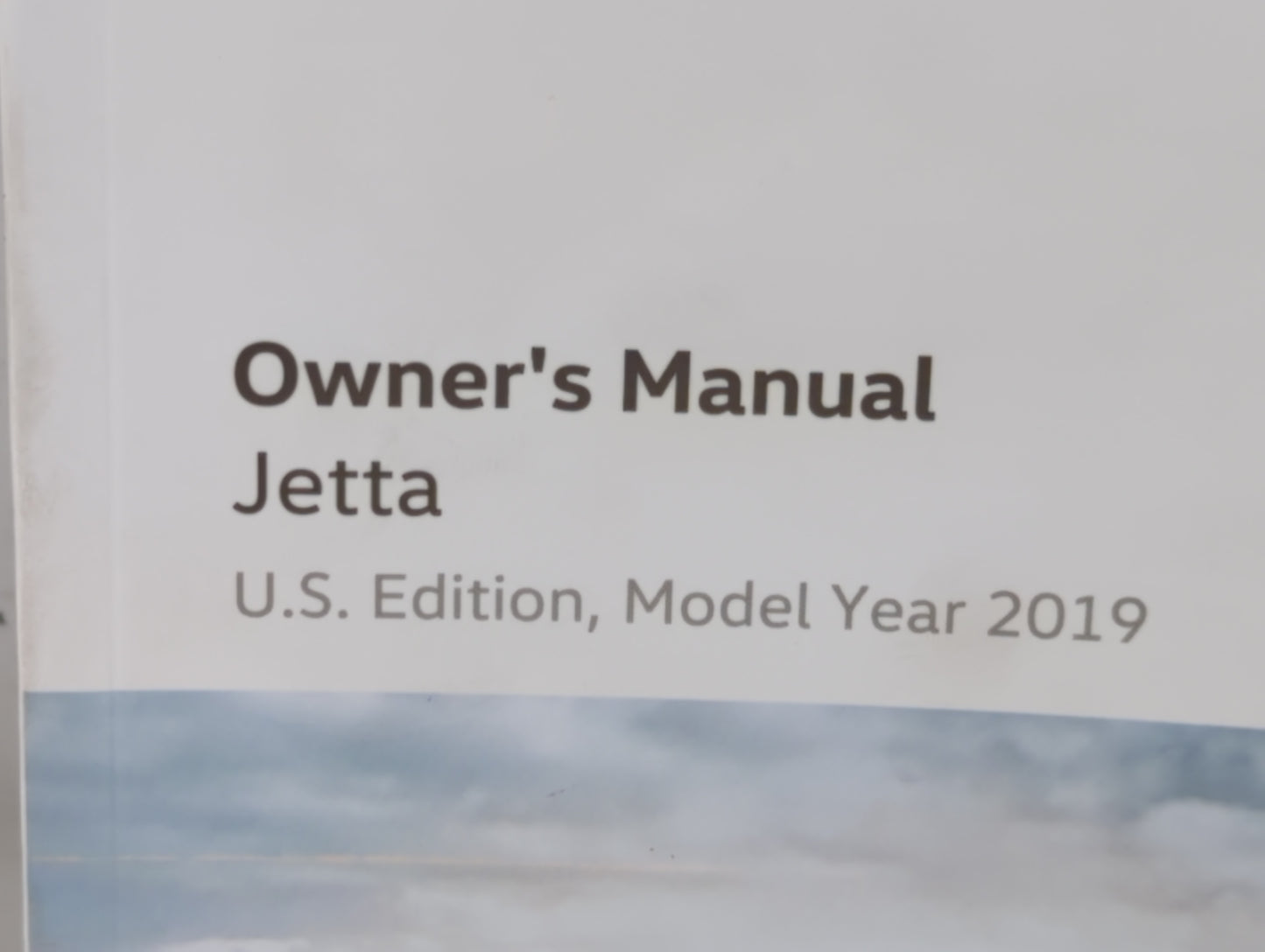 2019 Volkswagen Jetta Owners Manual Book Guide P/N:17A012723AA OEM Used Auto Parts