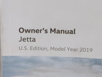 2019 Volkswagen Jetta Owners Manual Book Guide P/N:17A012723AA OEM Used Auto Parts