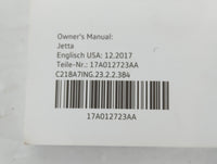 2019 Volkswagen Jetta Owners Manual Book Guide P/N:17A012723AA OEM Used Auto Parts
