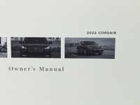 2022 Lincoln Corsair Owners Manual Book Guide P/N:NJ7J 19A321 AA OEM Used Auto Parts
