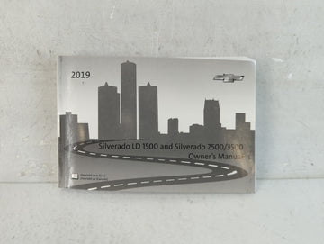 2019 Chevrolet Silverado 1500 Owners Manual Book Guide P/N:84161700 OEM Used Auto Parts - Oemusedautoparts1.com