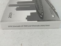 2019 Chevrolet Silverado 1500 Owners Manual Book Guide P/N:84161700 OEM Used Auto Parts
