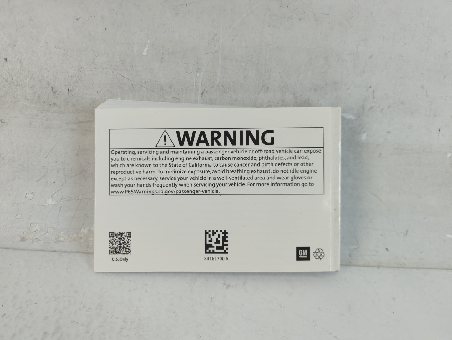 2019 Chevrolet Silverado 1500 Owners Manual Book Guide P/N:84161700 OEM Used Auto Parts