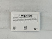 2019 Chevrolet Silverado 1500 Owners Manual Book Guide P/N:84161700 OEM Used Auto Parts