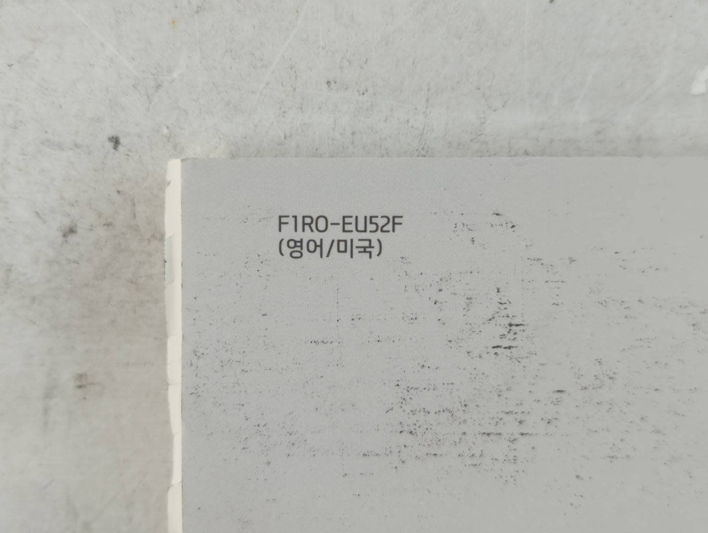 2015 Hyundai Accent Owners Manual Book Guide P/N:F1R0-EU52F OEM Used Auto Parts