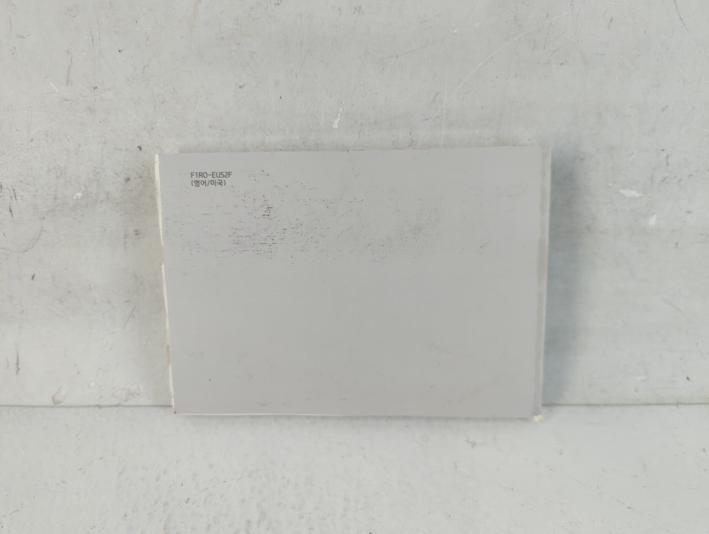 2015 Hyundai Accent Owners Manual Book Guide P/N:F1R0-EU52F OEM Used Auto Parts