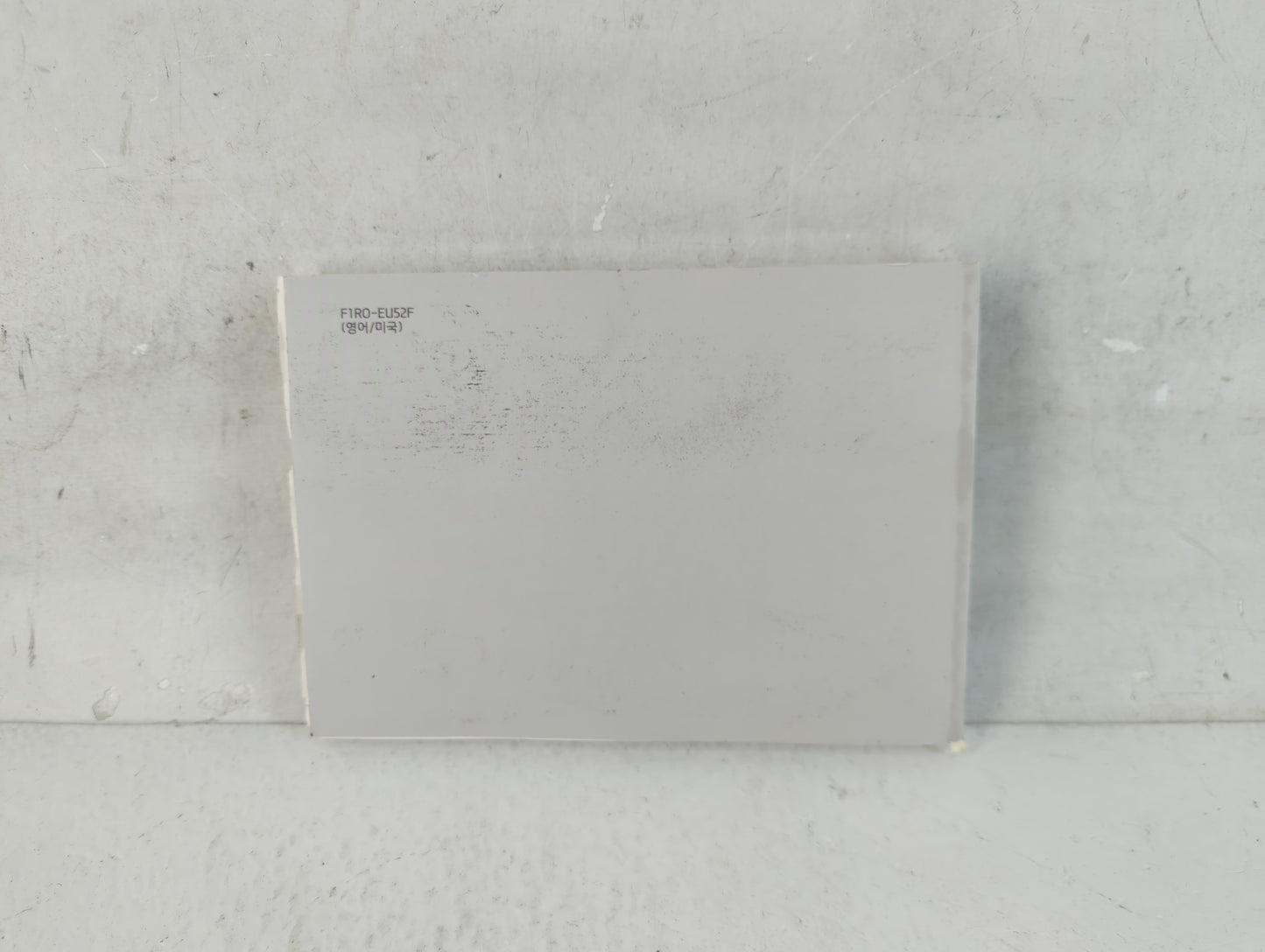 2015 Hyundai Accent Owners Manual Book Guide P/N:F1R0-EU52F OEM Used Auto Parts