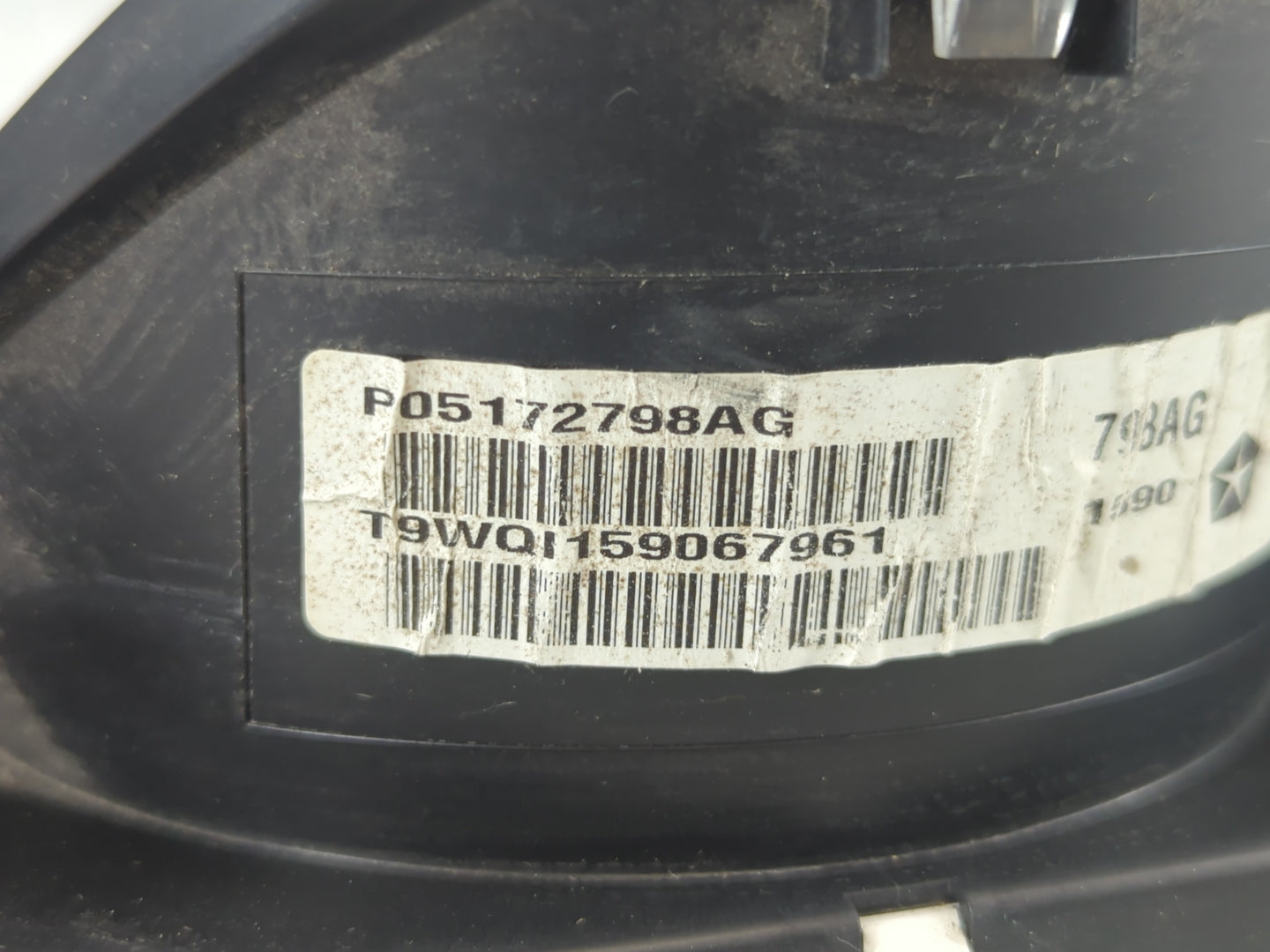 2011 Dodge Grand Caravan Instrument Cluster Speedometer Gauges P/N:P05172798AG Fits OEM Used Auto Parts - Oemusedautoparts1.com