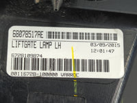 2013 Dodge Journey Tail Light Assembly Driver Left OEM P/N:68078517AE Fits OEM Used Auto Parts - Oemusedautoparts1.com