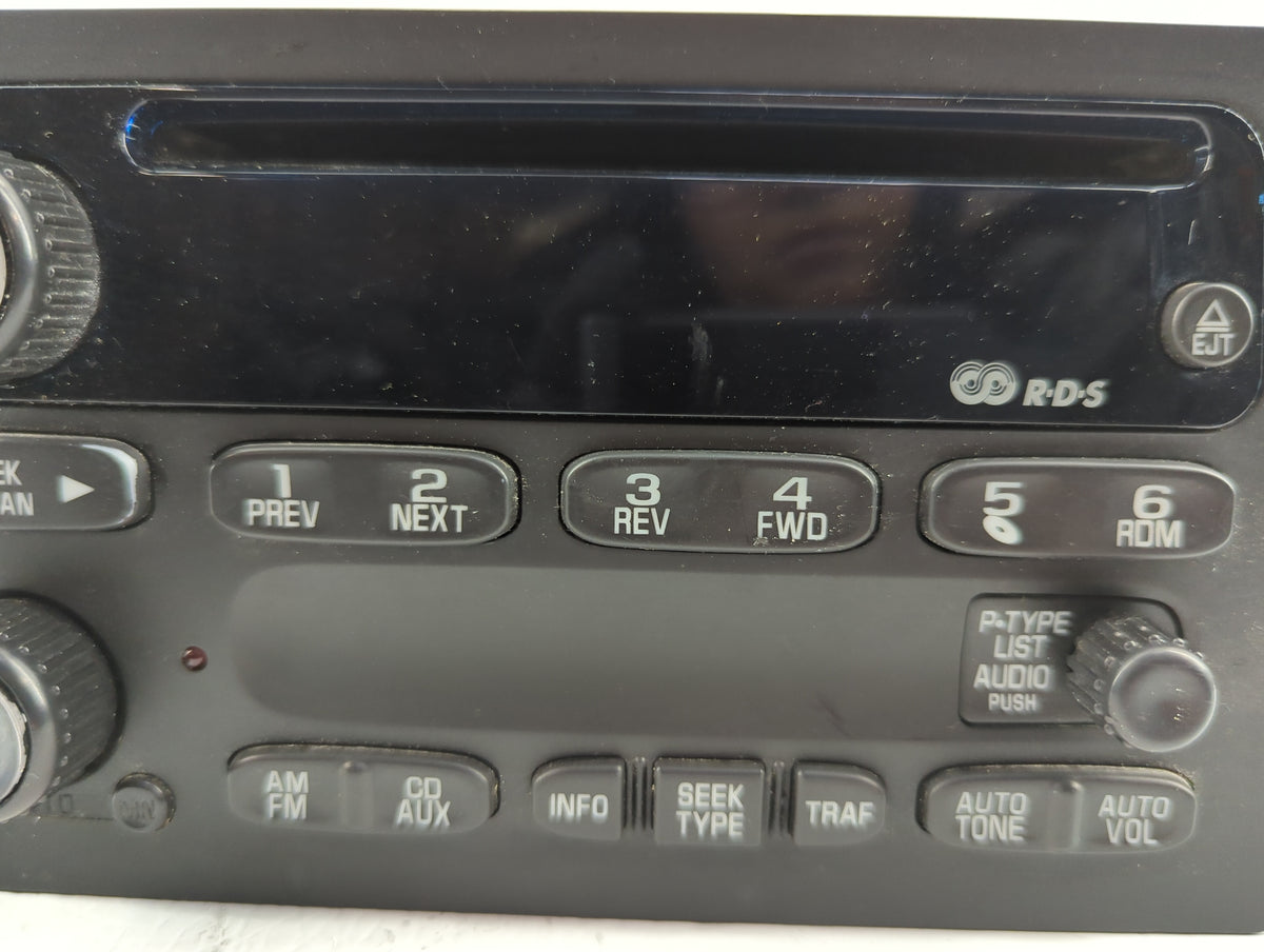 2002 Chevrolet Blazer S10/jimmy S15 Radio AM FM Cd Player Receiver Replacement P/N:15091316 Fits Fits 2003 OEM Used Auto Par