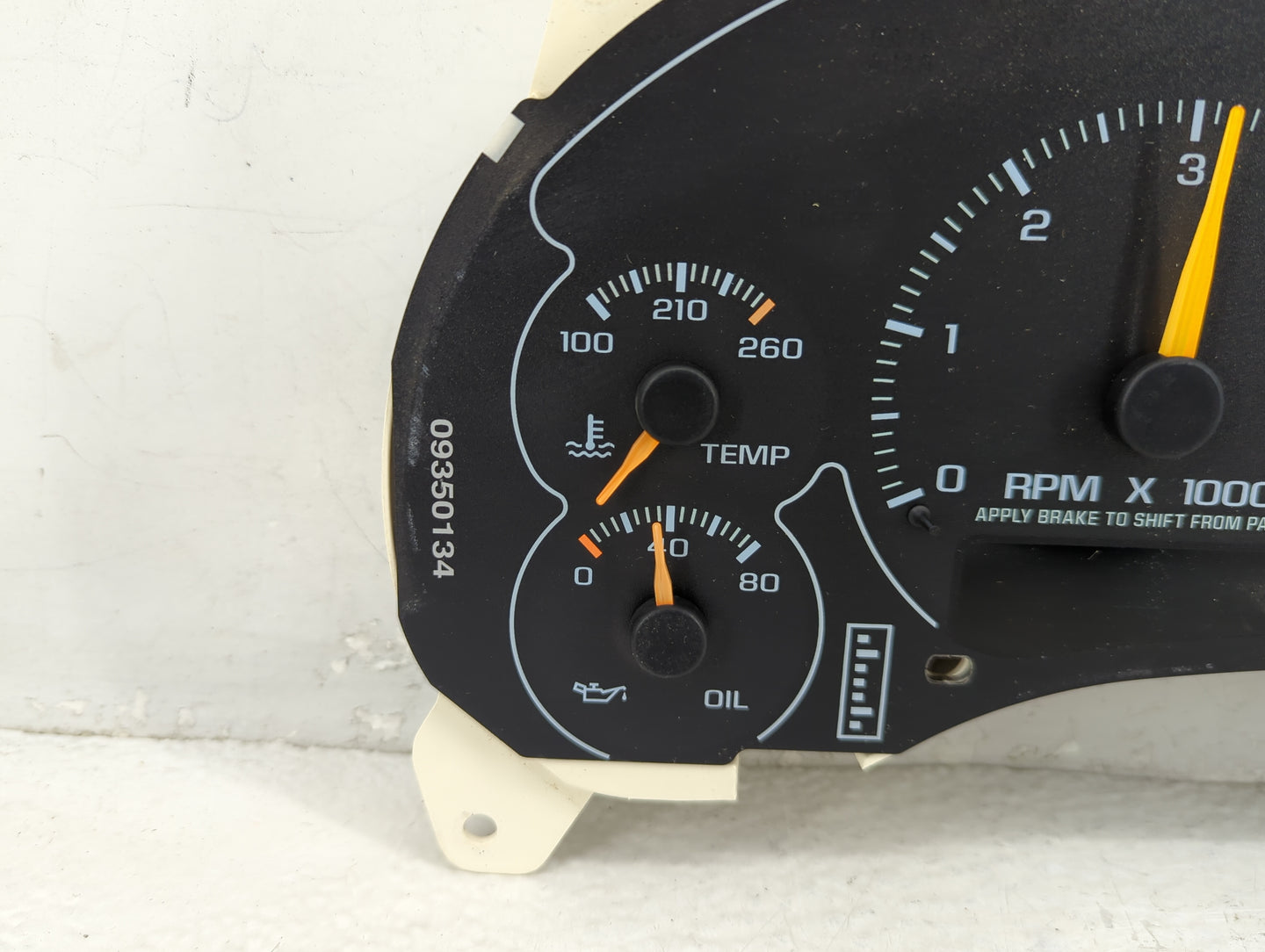 0 Chevrolet Blazer S10/jimmy S15 Instrument Cluster Speedometer Gauges Fits Fits 200 OEM Used Auto Parts - Oemusedautoparts1