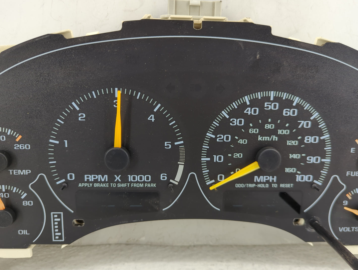 0 Chevrolet Blazer S10/jimmy S15 Instrument Cluster Speedometer Gauges Fits Fits 200 OEM Used Auto Parts - Oemusedautoparts1