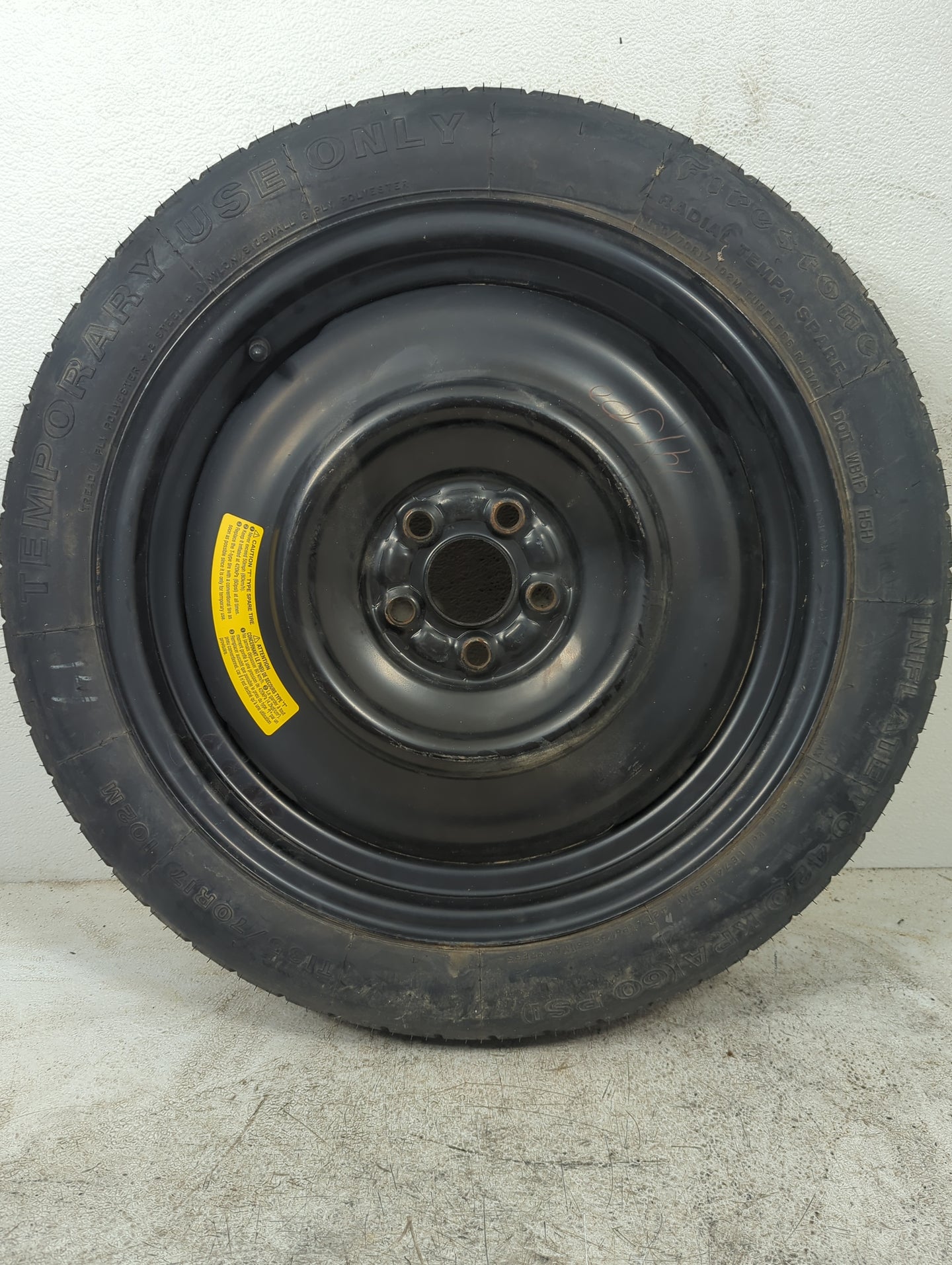 2012 Subaru Legacy/ Outback Legacy Spare Donut Tire Wheel Rim Oem - Oemusedautoparts1.com