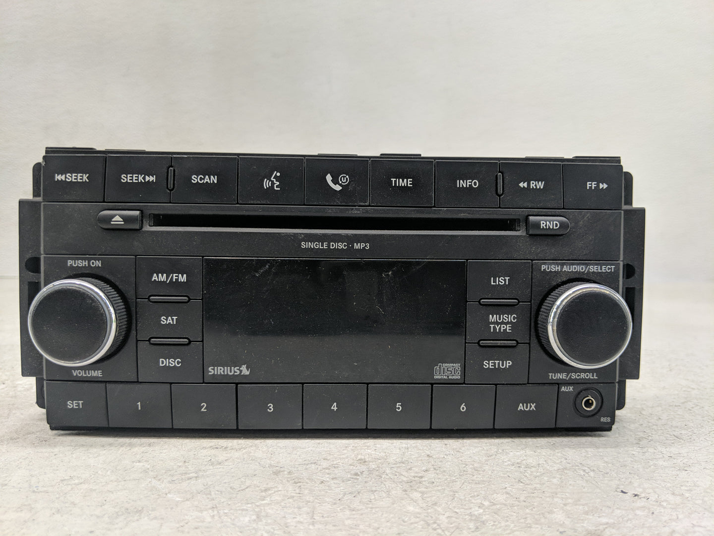 2007 Aftermarket Dodge/chrysler/jeep/ram Radio AM FM Cd Player Receiver Replacement P/N:P05064421AF Fits OEM Used Auto Parts
