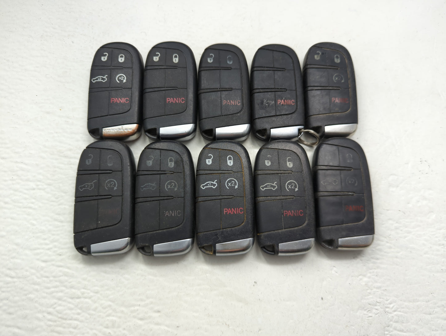 Lot of 10 Aftermarket Dodge/chrysler/jeep/ram Keyless Entry Remote Fob - Oemusedautoparts1.com