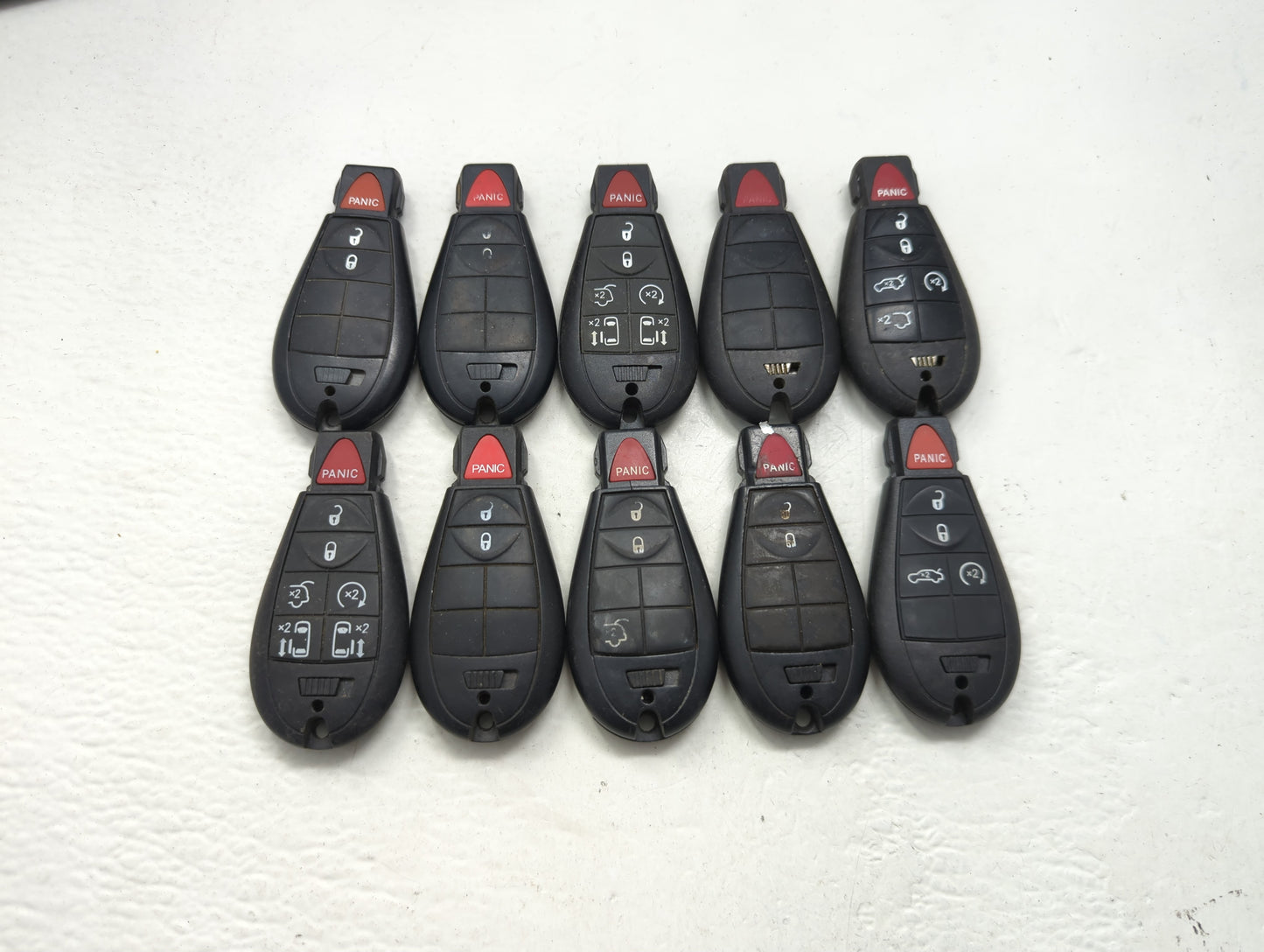 Lot of 10 Aftermarket Dodge/chrysler/jeep/ram Keyless Entry Remote Fob - Oemusedautoparts1.com