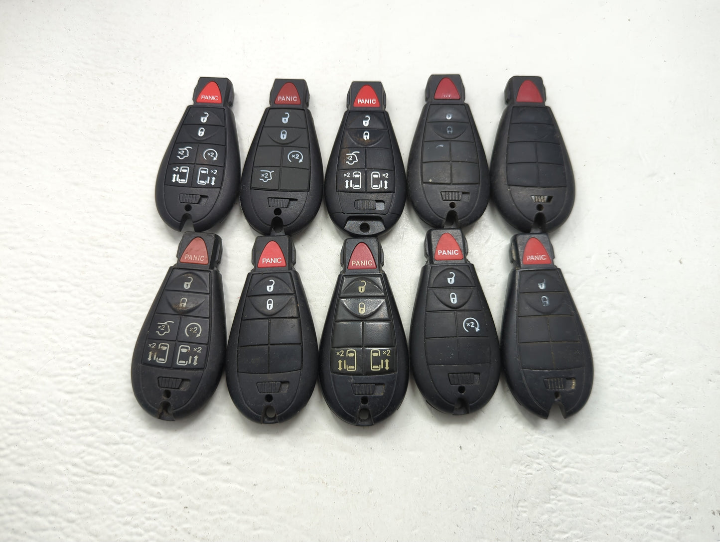 Lot of 10 Aftermarket Dodge/chrysler/jeep/ram Keyless Entry Remote Fob - Oemusedautoparts1.com