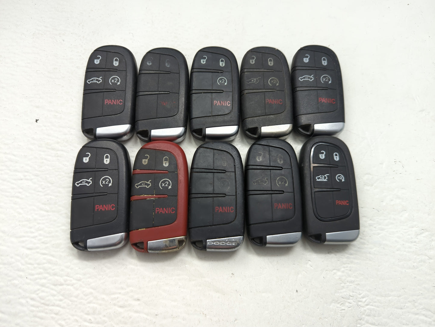 Lot of 10 Aftermarket Dodge/chrysler/jeep/ram Keyless Entry Remote Fob - Oemusedautoparts1.com