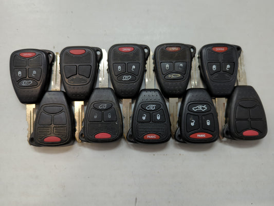 Lot of 10 Aftermarket Dodge/chrysler/jeep/ram Keyless Entry Remote Fob - Oemusedautoparts1.com
