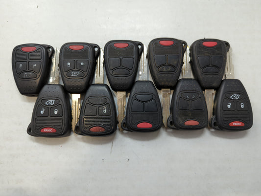 Lot of 10 Aftermarket Dodge/chrysler/jeep/ram Keyless Entry Remote Fob - Oemusedautoparts1.com
