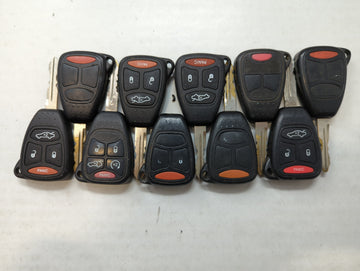 Lot of 10 Aftermarket Dodge/chrysler/jeep/ram Keyless Entry Remote Fob 559847 - Oemusedautoparts1.com