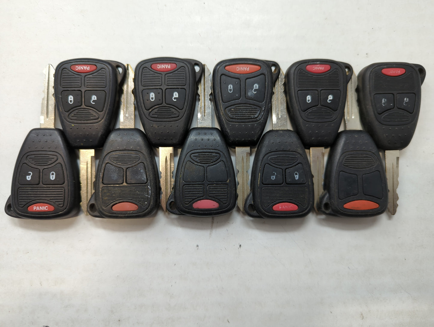 Lot of 10 Aftermarket Dodge/chrysler/jeep/ram Keyless Entry Remote Fob - Oemusedautoparts1.com