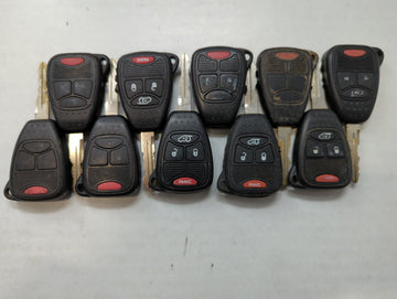 Lot of 10 Aftermarket Dodge/chrysler/jeep/ram Keyless Entry Remote Fob 563214 - Oemusedautoparts1.com