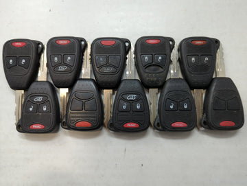 Lot of 10 Aftermarket Dodge/chrysler/jeep/ram Keyless Entry Remote Fob - Oemusedautoparts1.com