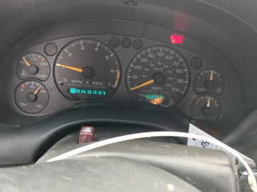2000 Chevrolet S10/s15/sonoma Instrument Cluster Speedometer Gauges Fits Fits 2001 2002 2003 OEM Used Auto Parts