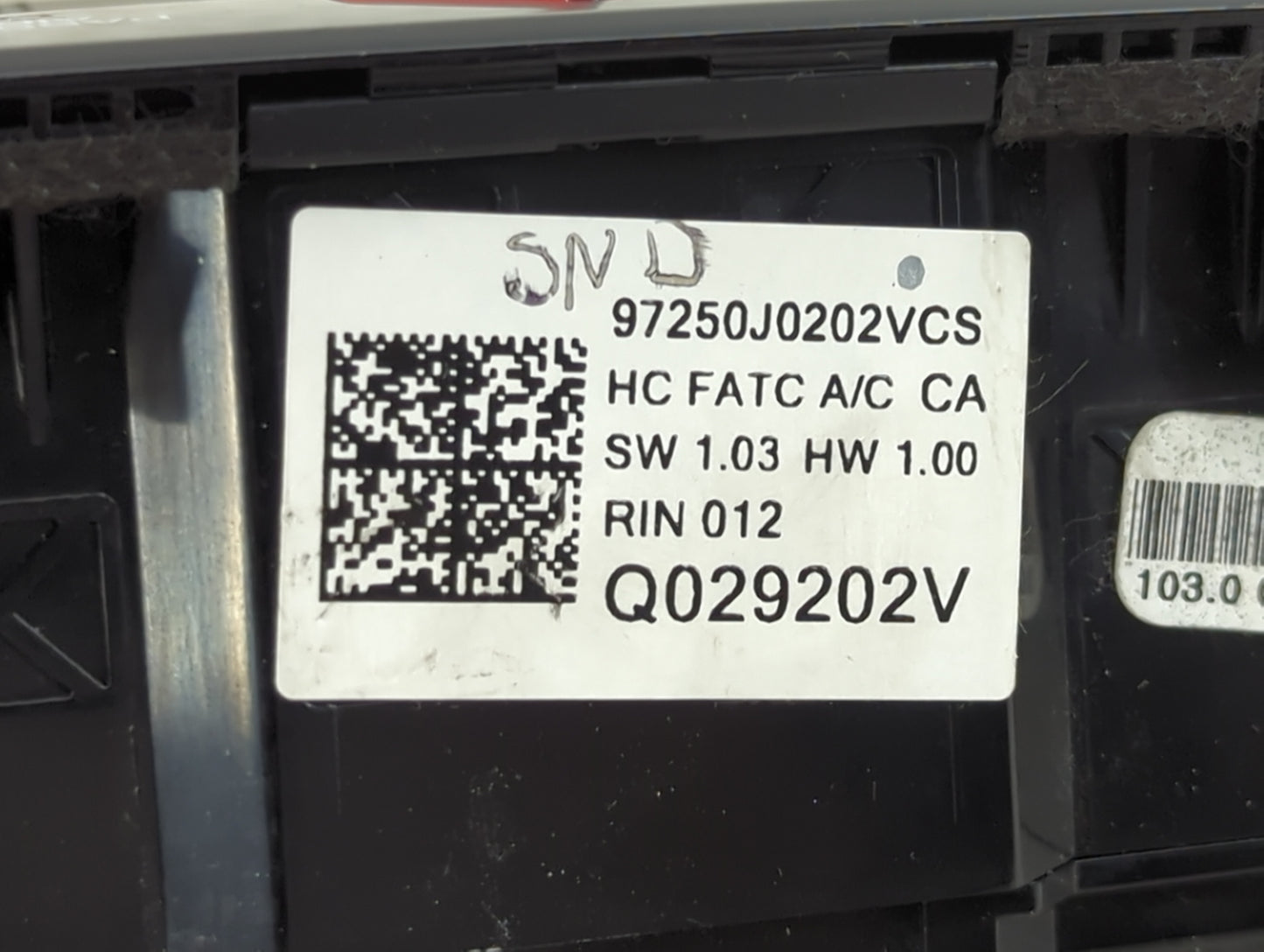 1994 Chevrolet S10/s15/sonoma Climate Control Module Temperature AC/Heater Replacement P/N:97250J0202VCS Q029202V Fits OEM U