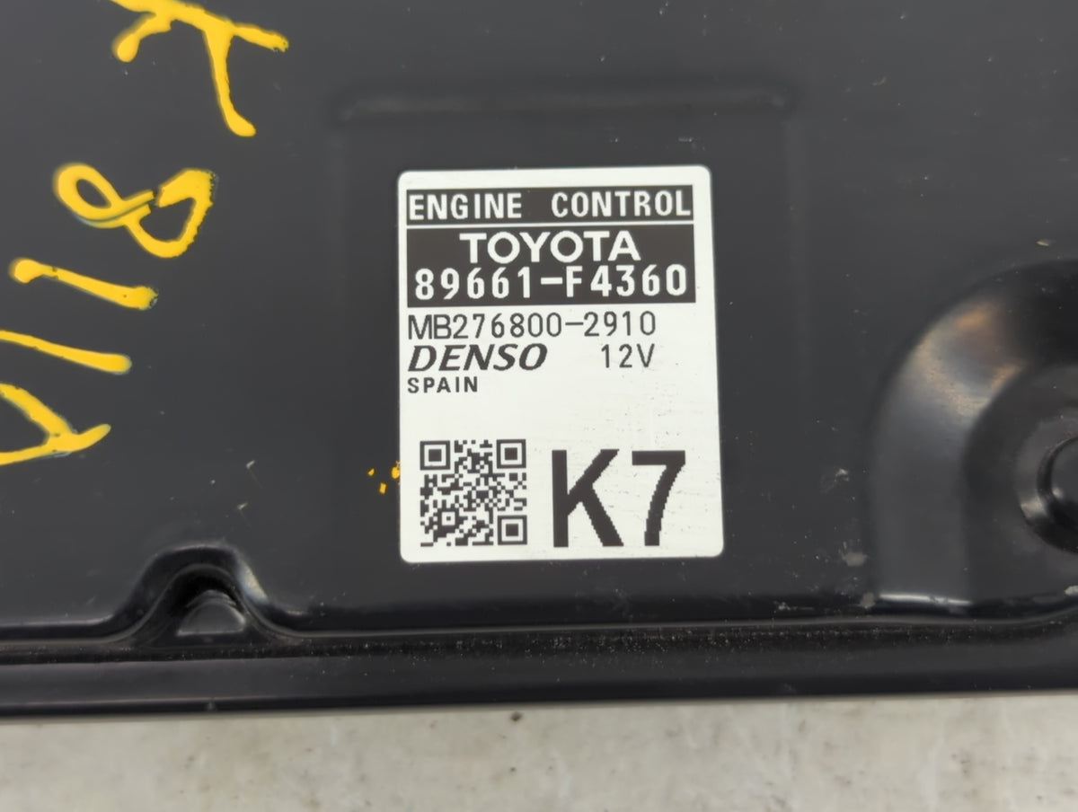 2020 Chrysler Chrysler R/t PCM Engine Control Computer ECU ECM PCU OEM P/N:89661-F4360 Fits OEM Used Auto Parts - Oemusedaut