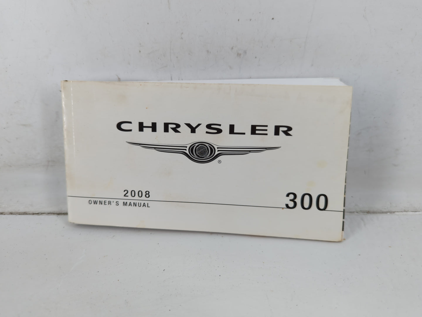 2008 Chrysler Chrysler R/t Owners Manual Book Guide P/N:81-026-0843 OEM Used Auto Parts - Oemusedautoparts1.com