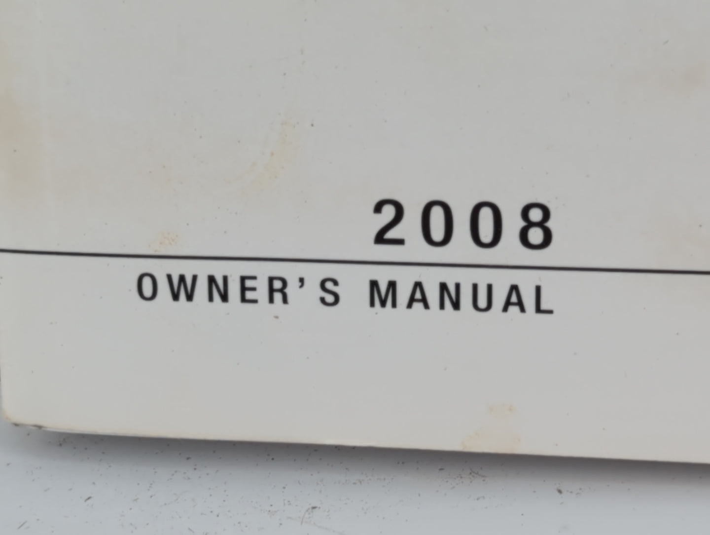 2008 Chrysler Chrysler R/t Owners Manual Book Guide P/N:81-026-0843 OEM Used Auto Parts - Oemusedautoparts1.com