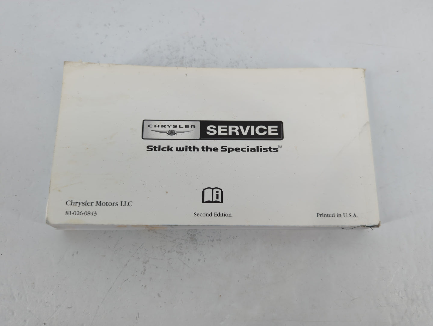 2008 Chrysler Chrysler R/t Owners Manual Book Guide P/N:81-026-0843 OEM Used Auto Parts - Oemusedautoparts1.com