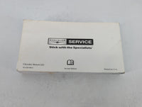 2008 Chrysler Chrysler R/t Owners Manual Book Guide P/N:81-026-0843 OEM Used Auto Parts - Oemusedautoparts1.com